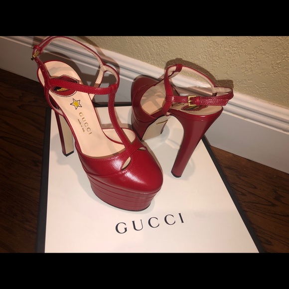 COPY - Gucci Malaga style in hibiscus red - Picture 14 of 16